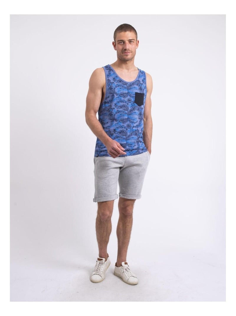 Canottiera girocollo NALONG Blu - Kiabi