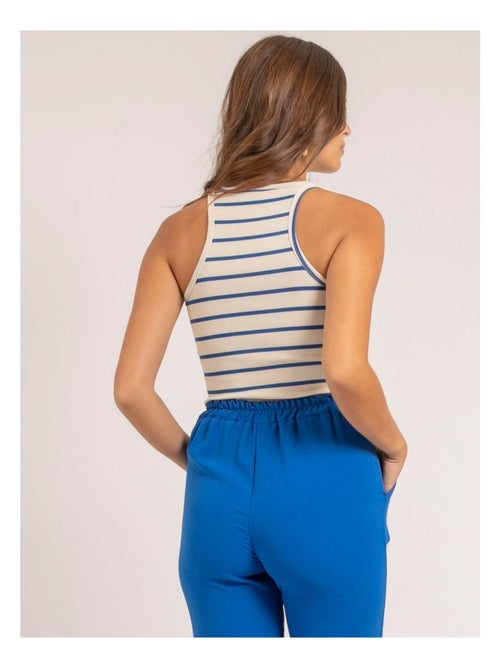 Canottiera in maglia a costine a righe FELIXA - Kiabi