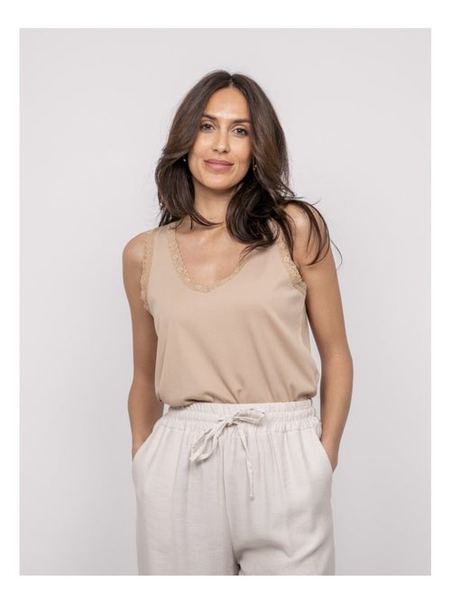 Canottiera in pizzo FABRINE - Kiabi