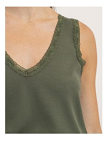 Canottiera in pizzo FABRINE