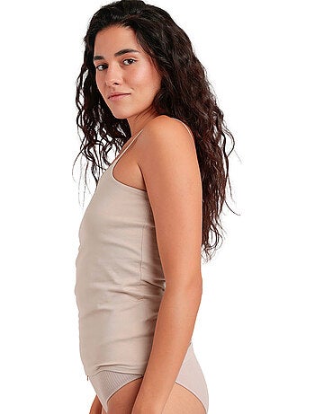 Canottiera intima invisibile con spalline da donna ADMAS