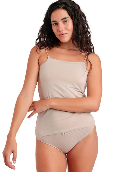 Canottiera intima invisibile con spalline da donna ADMAS - Kiabi Canottiera intima invisibile con spalline da donna ADMAS - Kiabi