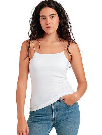 Canottiera intima invisibile con spalline da donna ADMAS