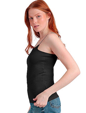 Canottiera intima invisibile con spalline da donna ADMAS