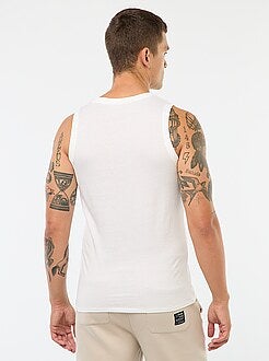 Canottiera notte tinta unita - Kiabi