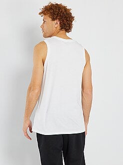 Canottiera notte tinta unita - Kiabi