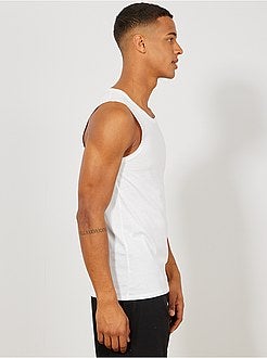 Canottiera notte tinta unita - Kiabi