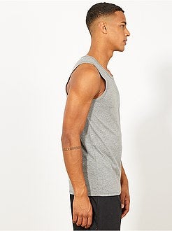 Canottiera notte tinta unita - Kiabi