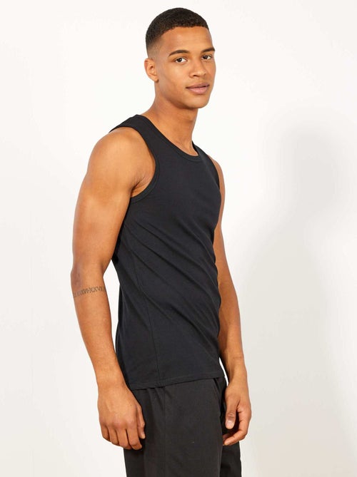 Canottiera notte tinta unita - Kiabi