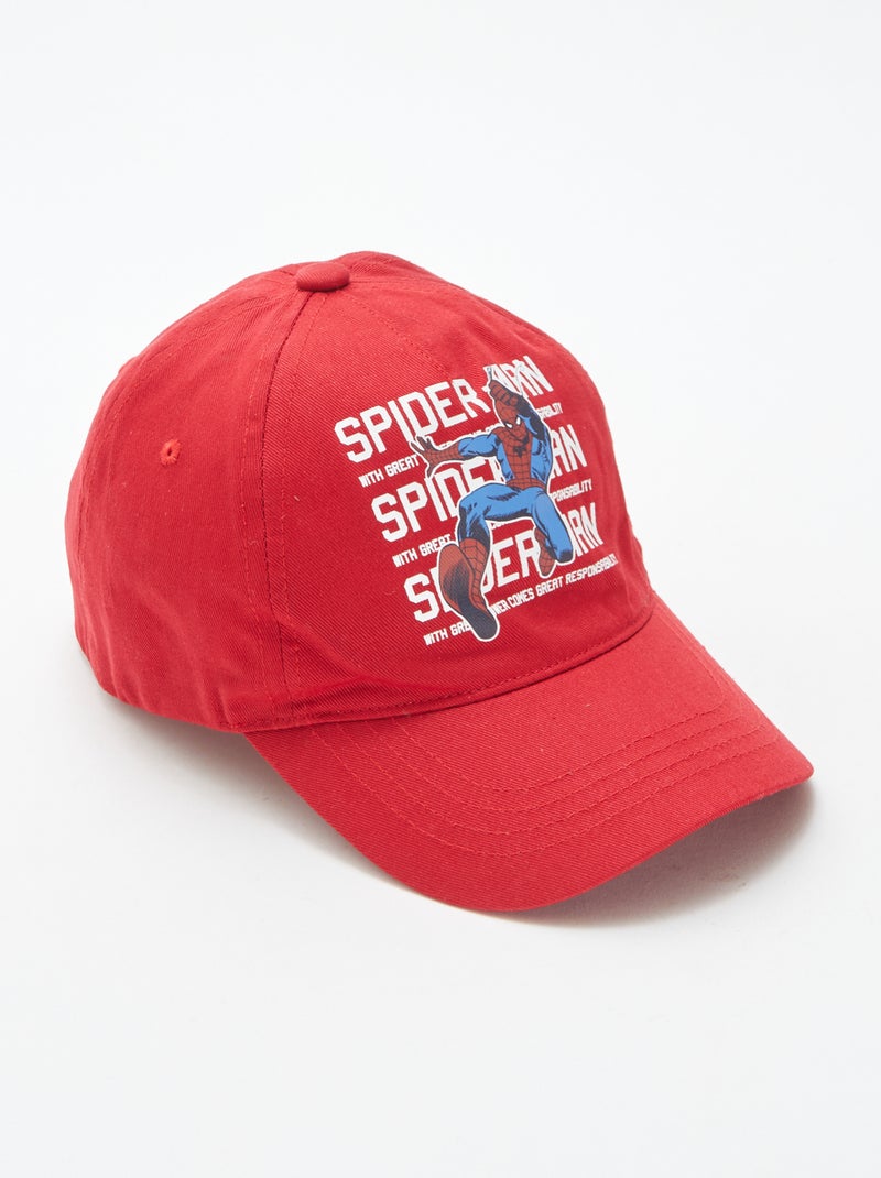 Capellino con stampa 'Spiderman' Rosso - Kiabi