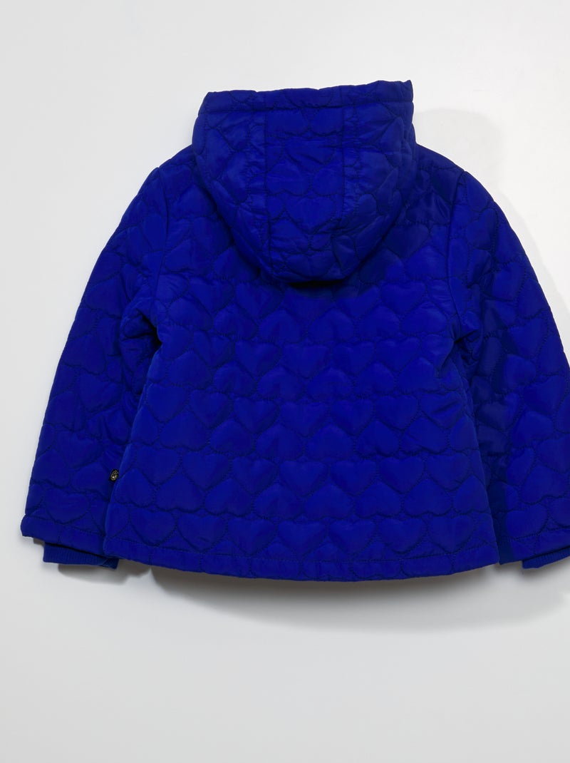 SHEIN LUNE Cappotto imbotto con cappuccio e bordo di pelliccia SHEIN LUNE Cappotto imbotto con cappuccio e bordo di pelliccia