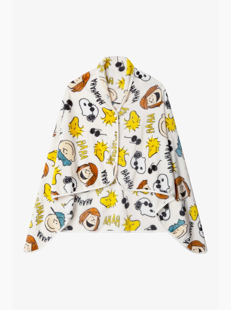 Cappa polare trasformabile in coperta peanuts Multicolore - Kiabi