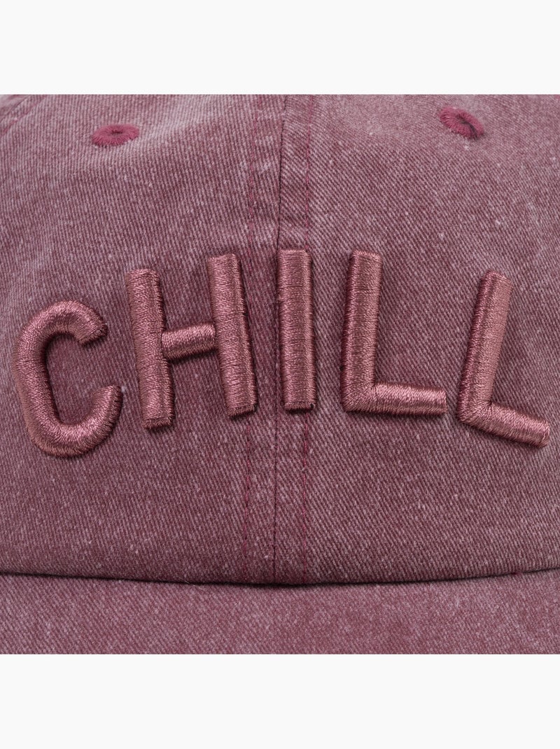 Cappellino 100% cotone, facilmente regolabile, da 57 a 59 cm, unisex unisex adulto Isotoner Bordeaux - Kiabi