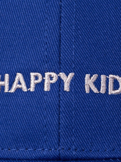 Cappellino 100% cotone, regolabile, messaggio Happy Kid ricamato unisex bambino Isotoner - Kiabi