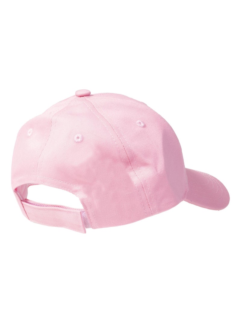 Cappellino 100% cotone, regolabile, messaggio Happy Kid ricamato unisex bambino Isotoner Rosa pallido - Kiabi