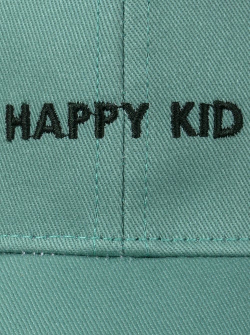 Cappellino 100% cotone, regolabile, messaggio Happy Kid ricamato unisex bambino Isotoner - Kiabi