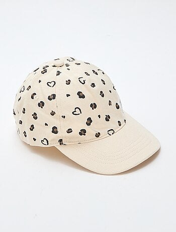 Cappellino a fantasia regolabile con velcro