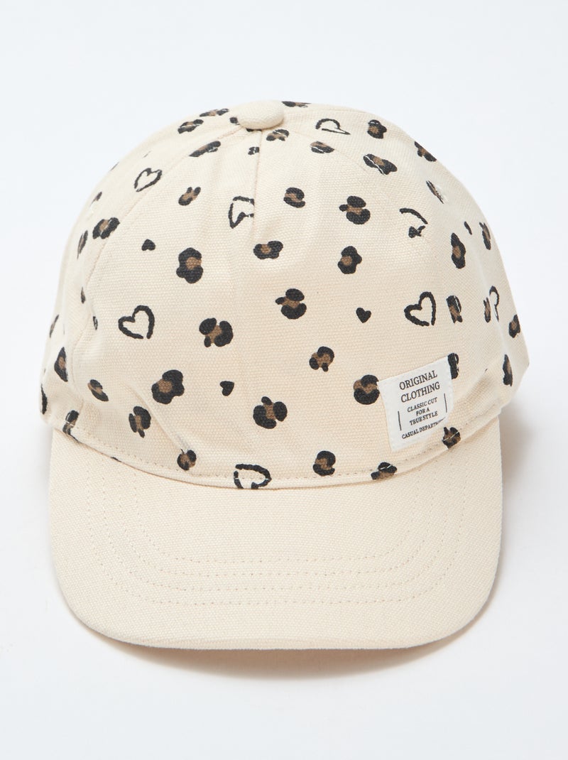 Cappellino a fantasia regolabile con velcro Marrone - Kiabi