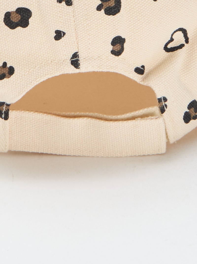 Cappellino a fantasia regolabile con velcro Marrone - Kiabi