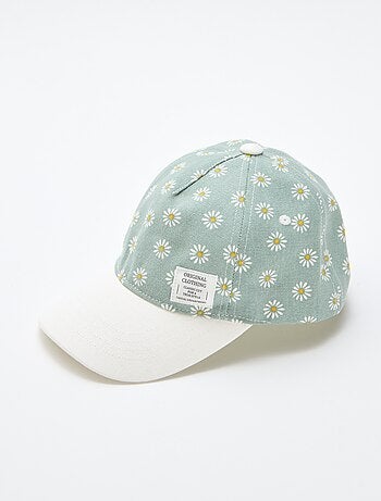 Cappellino a fantasia regolabile con velcro