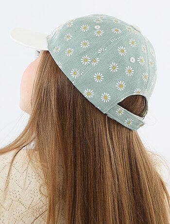Cappellino a fantasia regolabile con velcro