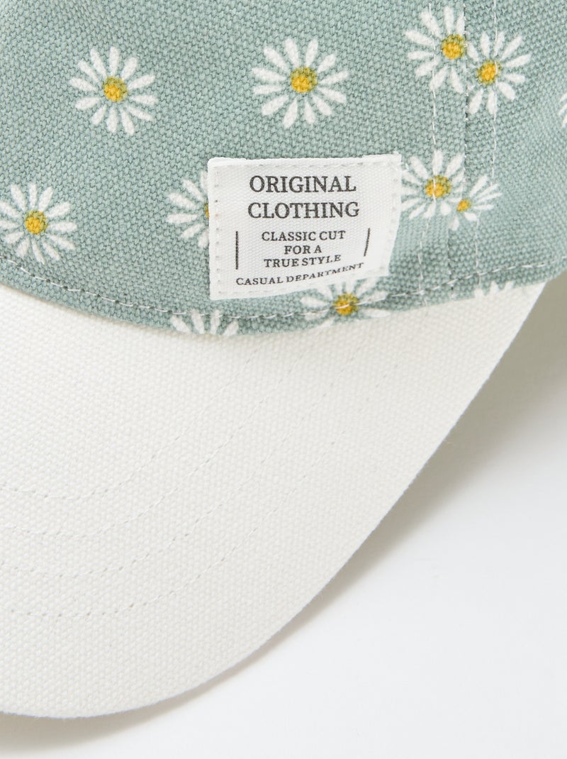 Cappellino a fantasia regolabile con velcro Verde - Kiabi
