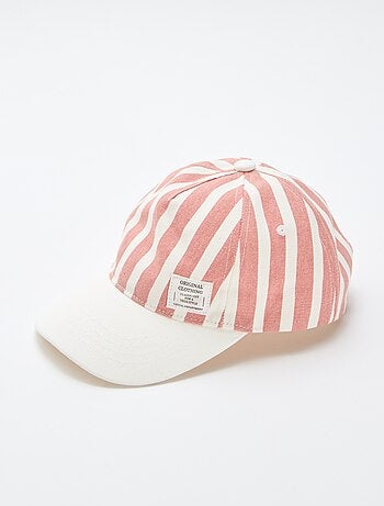 Cappellino a fantasia regolabile con velcro