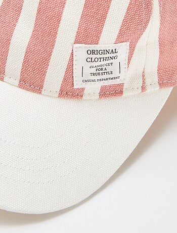 Cappellino a fantasia regolabile con velcro