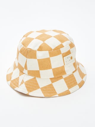 Cappellino a quadri