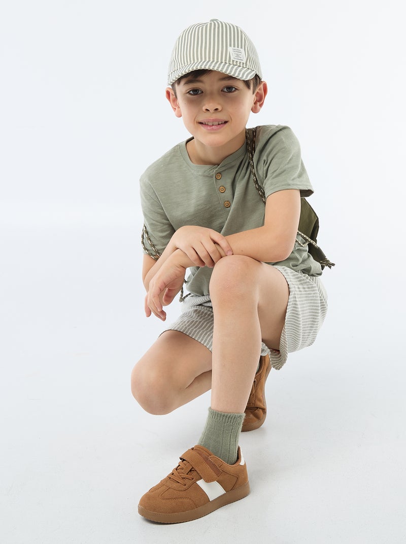 Cappellino a righe Verde - Kiabi