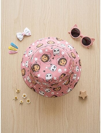 Cappellino anti-uv in cotone gabby's dollhouse dreamworks