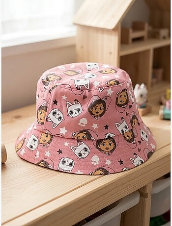Cappellino anti-uv in cotone gabby's dollhouse dreamworks