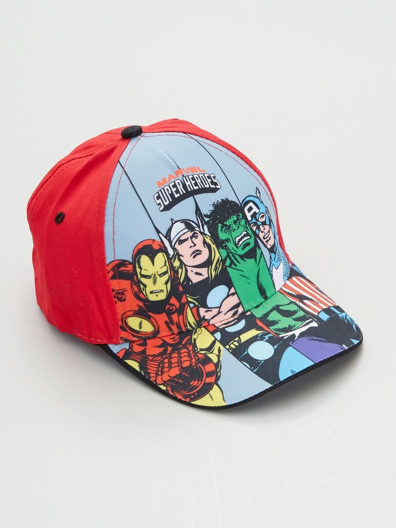 Cappellino 'Avengers' in tela ROSSO - Kiabi
