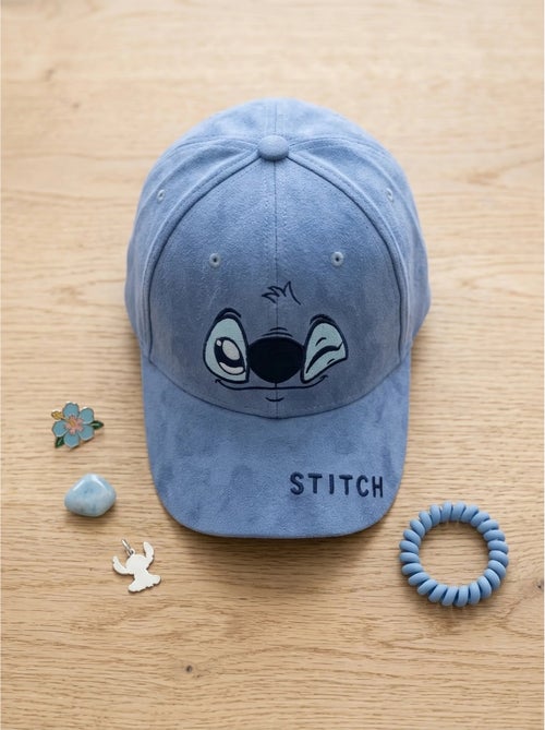 Cappellino bambino a pois visiera regolabile Stitch Disney - Kiabi