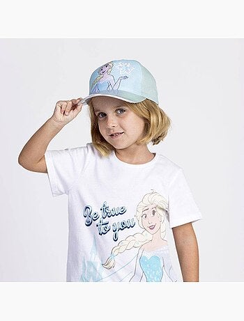 Cappellino bambino in poliestere la regina delle nevi disney