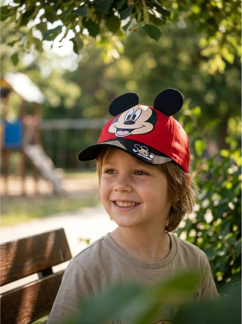 Cappellino bambino regolabile in cotone Mickey Disney - Kiabi