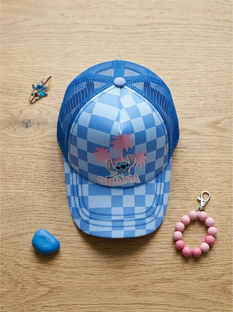 Cappellino bambino regolabile in poliestere stitch disney Blu - Kiabi