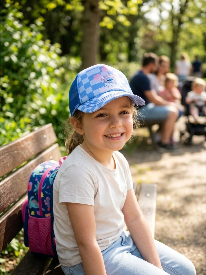 Cappellino bambino regolabile in poliestere stitch disney Blu - Kiabi