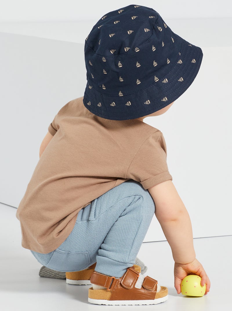 Cappellino bob con stampa 'barca' BLU - Kiabi