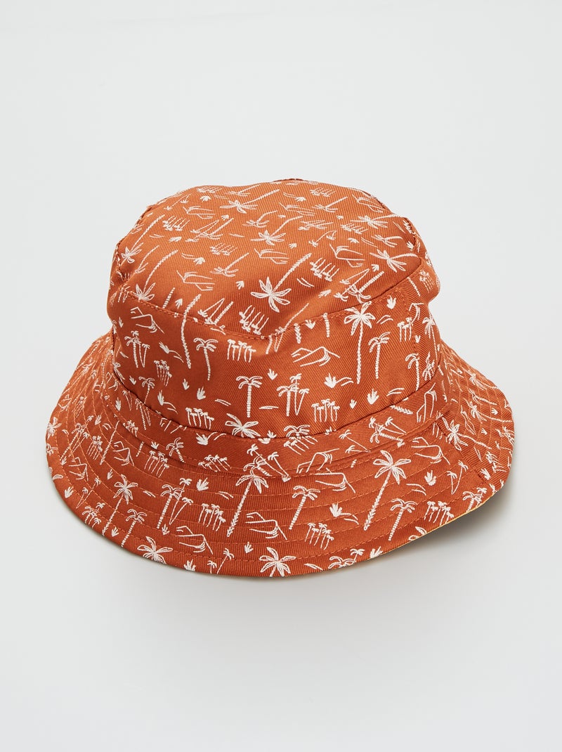 Cappellino bob double face GIALLO - Kiabi