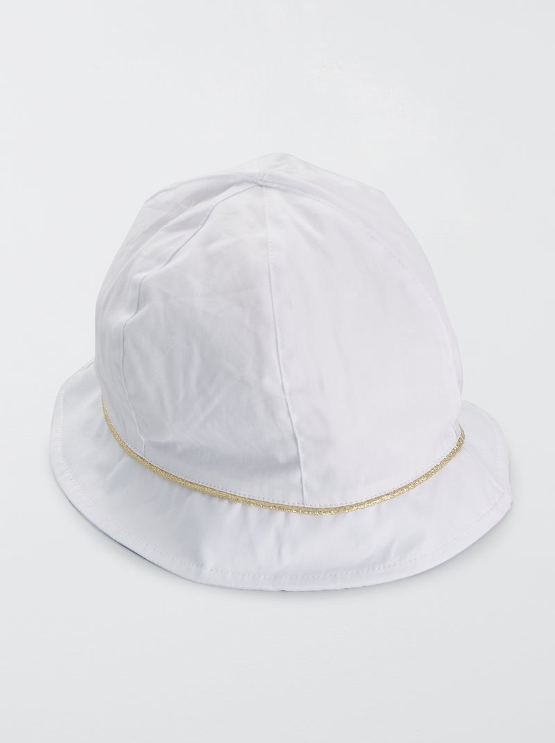 Cappellino bob in cotone Bianco - Kiabi