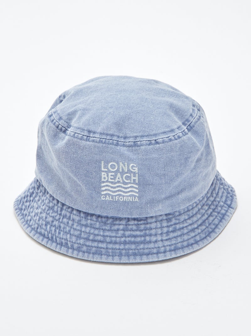 Cappellino bob in jeans BLU - Kiabi