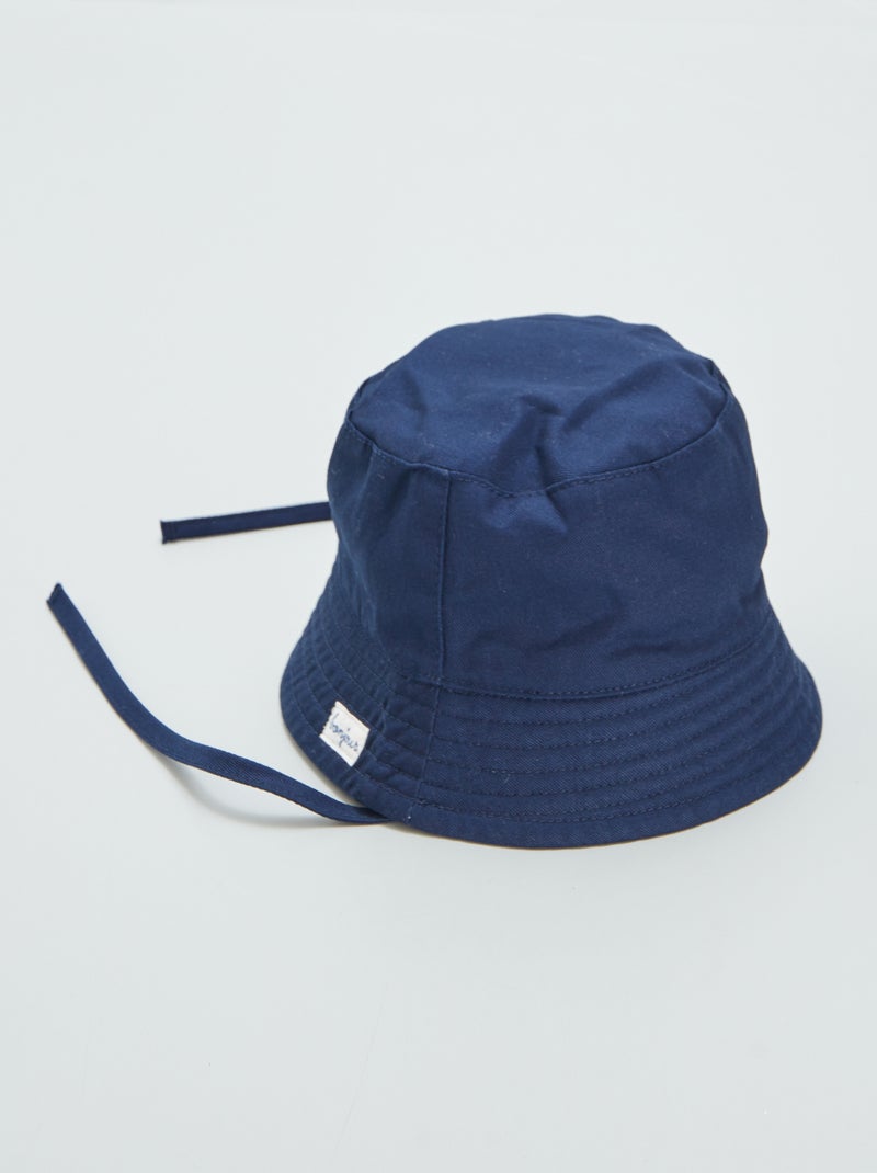 Cappellino bob in tela NERO - Kiabi