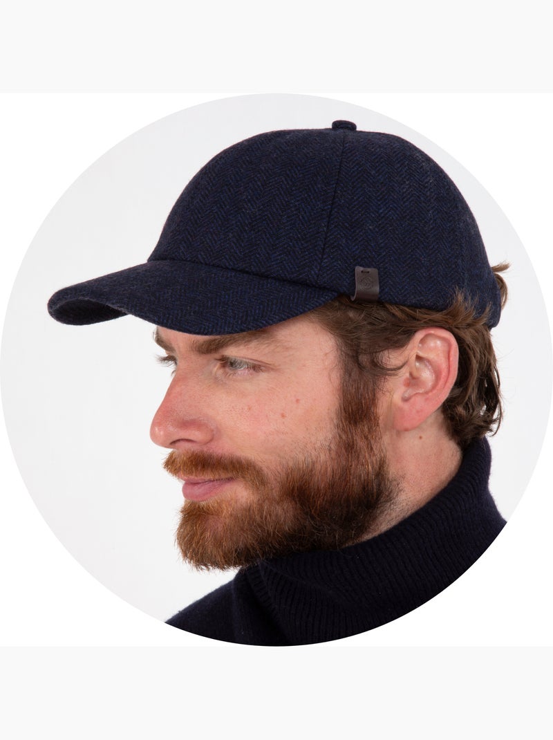 Cappellino caldo, foderato in tessuto uomo Isotoner Blu marino - Kiabi
