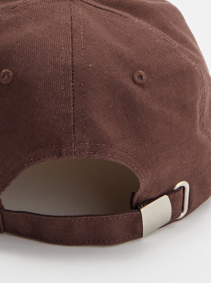 Cappellino 'California' con chiusura a strappo Marrone - Kiabi