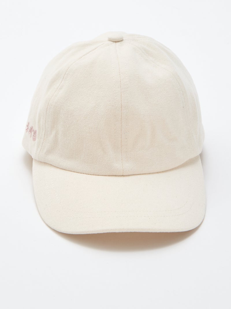 Cappellino con fiocco fantasia alla base Beige - Kiabi