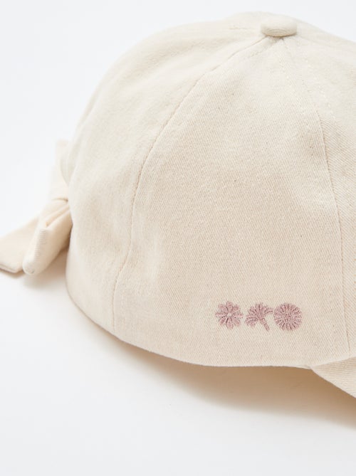 Cappellino con fiocco fantasia alla base - Kiabi