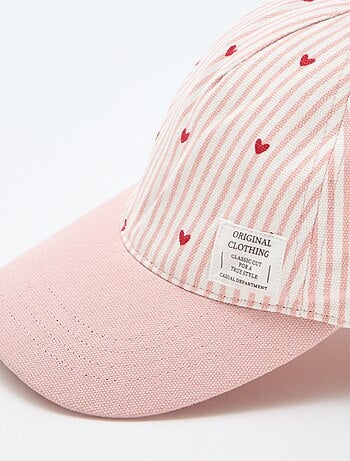 Cappellino con motivo regolabile con velcro