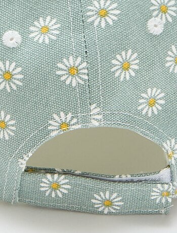 Cappellino con motivo regolabile con velcro