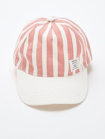 Cappellino con motivo regolabile con velcro